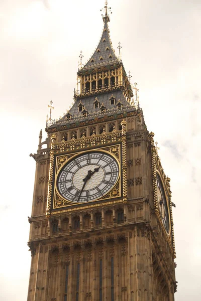 Big Ben Znany Również Jako Elizabeth Tower Londyn — Zdjęcie stockowe