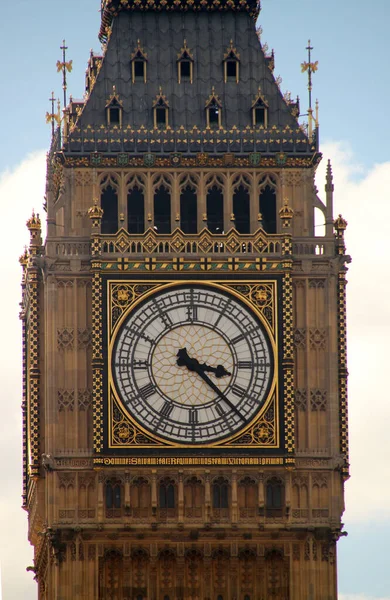 Big Ben Znany Również Jako Elizabeth Tower Londyn — Zdjęcie stockowe
