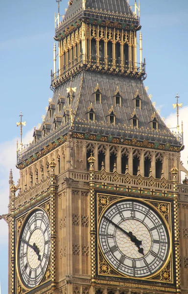 Big Ben Más Néven Elizabeth Tower London — Stock Fotó