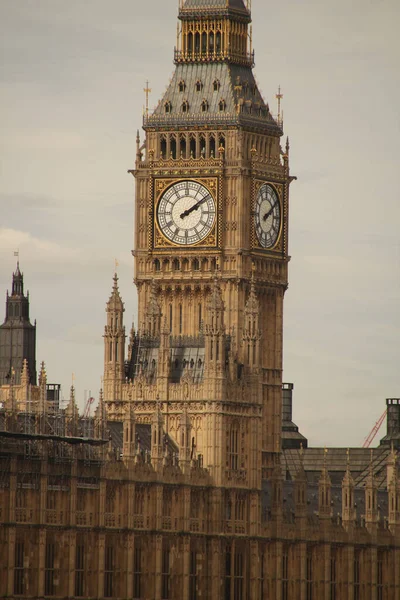 Big Ben Également Connu Sous Nom Elizabeth Tower Londres — Photo