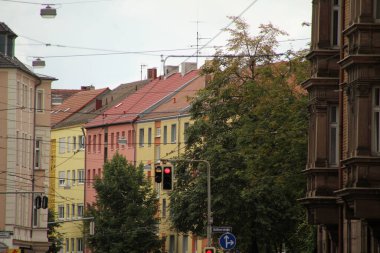 Nuremberg şehir merkezinin mimarisi.