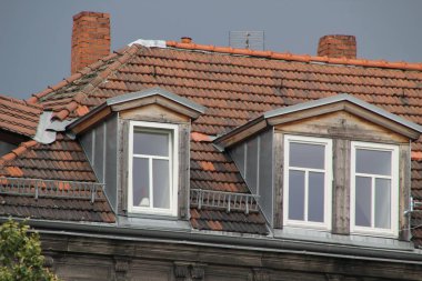 Nuremberg şehir merkezinin mimarisi.