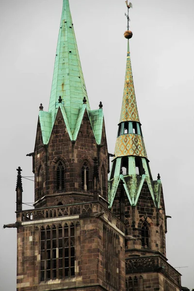 Architektura Starého Města Norimberk — Stock fotografie