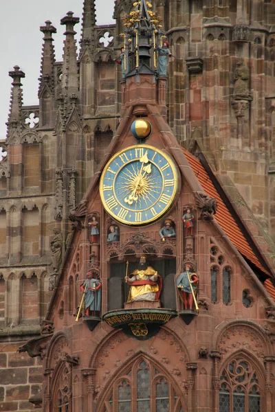 Arquitetura Cidade Velha Nuremberga — Fotografia de Stock