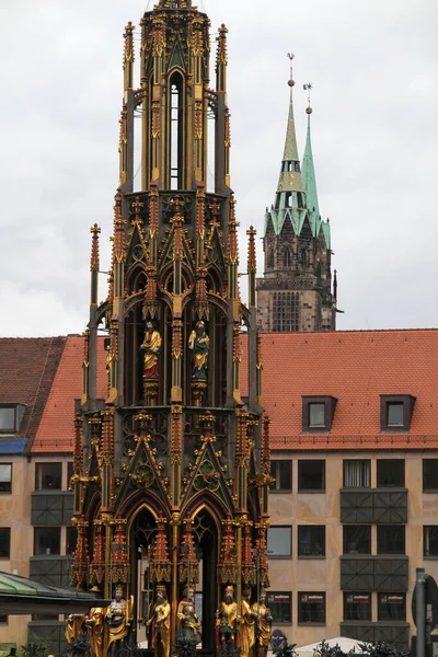 Architektura Starého Města Norimberk — Stock fotografie