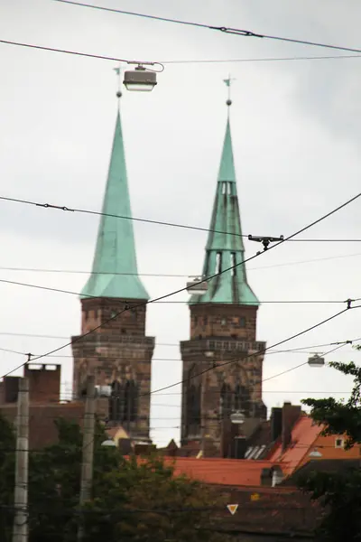 Architectuur Van Het Centrum Van Neurenberg — Stockfoto