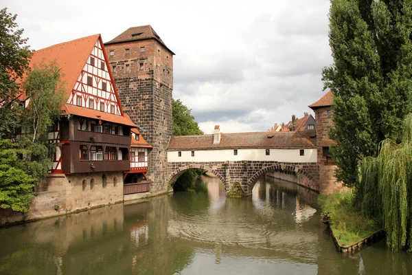 Nürnberg Belvárosának Építészete — Stock Fotó