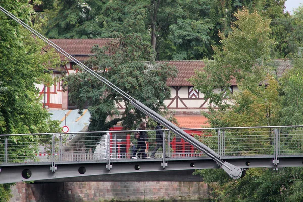 Arsitektur Pusat Kota Nuremberg — Stok Foto