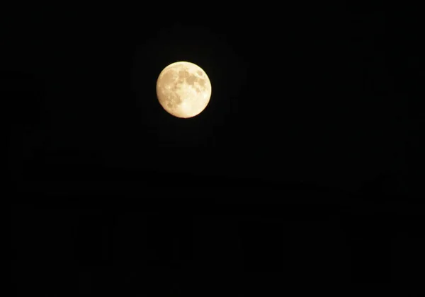 Uitzicht Maan Nachts — Stockfoto