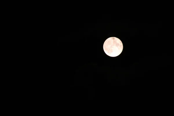 Uitzicht Maan Nachts — Stockfoto