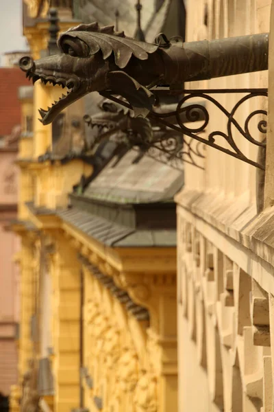布拉格老城的纪念性建筑 — 图库照片