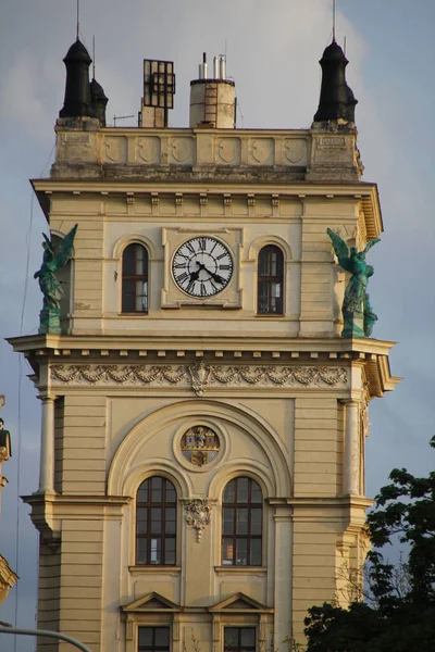 Zabytkowa Architektura Praskim Starym Mieście — Zdjęcie stockowe