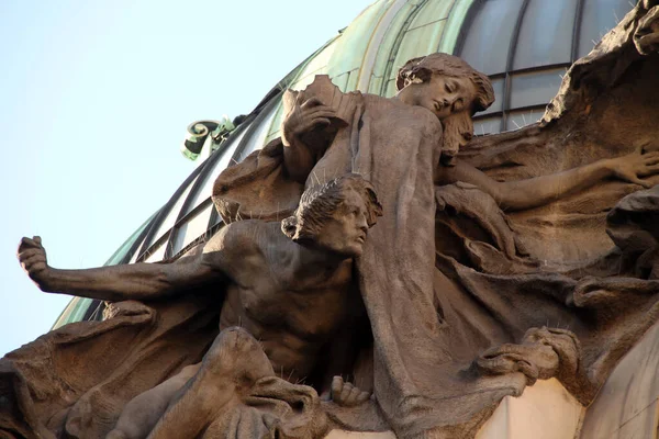 Monumentální Architektura Starém Městě Praze — Stock fotografie