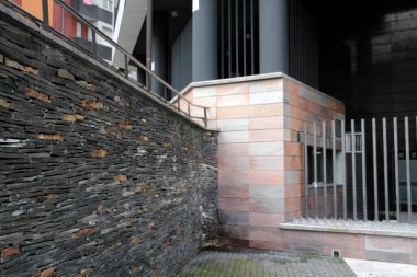 Bilbao şehir merkezinde şehir manzarası