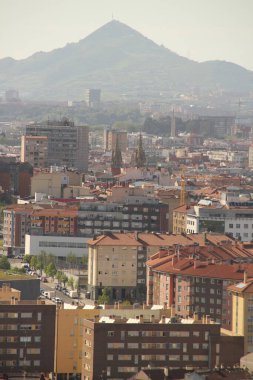 Bilbao şehir merkezinde şehir manzarası