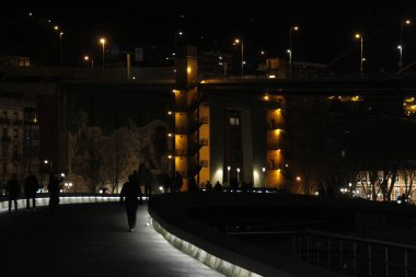 Bilbao şehrindeki şehir manzarası