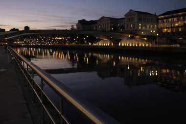 Bilbao şehrindeki şehir manzarası