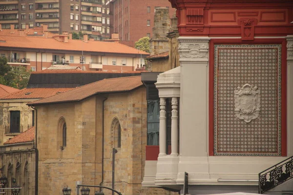 Vista Urbana Centro Bilbao — Foto de Stock