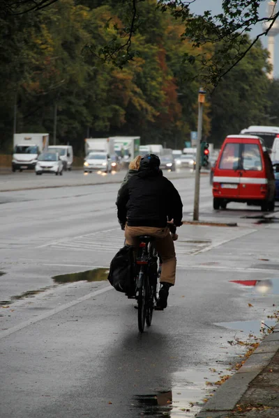 Radfahren Der Stadt Berlin — Stockfoto