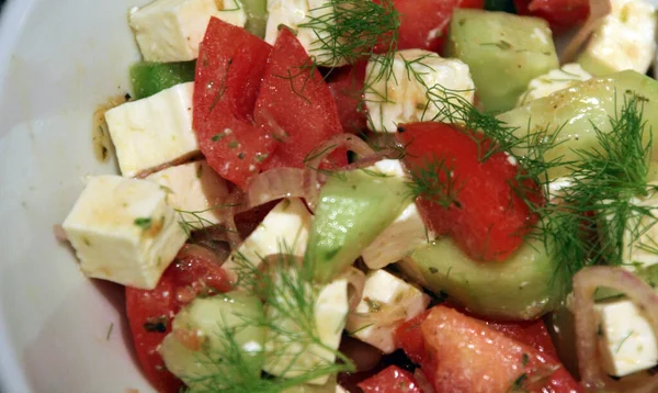 Ensalada Fresca Plato — Foto de Stock