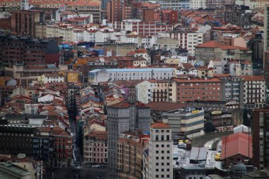 Bilbao şehrinin şehir manzarası