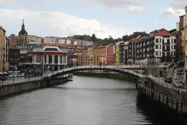 Vista Urbana Ciudad Bilbao — Foto de Stock