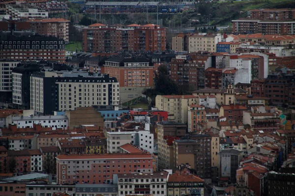 Bilbao Şehrinin Şehir Manzarası — Stok fotoğraf