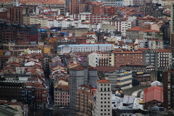 Vista Urbana Ciudad Bilbao — Foto de Stock