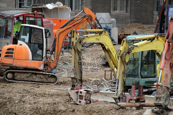 都市環境における建設現場 — ストック写真