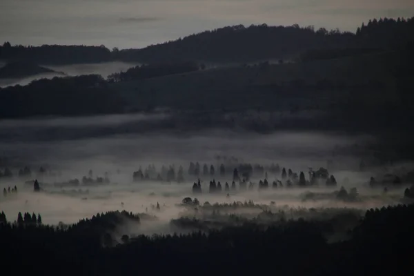Баскские Горы Туманный День — стоковое фото