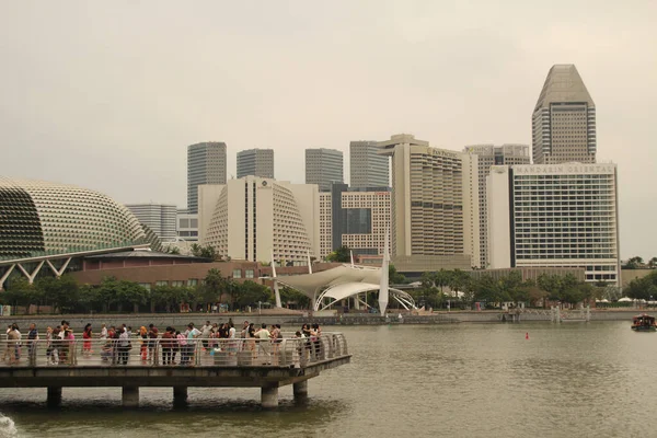 Urbanscape Estado Cidade Singapura — Fotografia de Stock