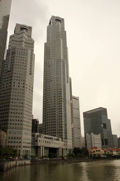 Paysage Urbain Dans Ville État Singapour — Photo