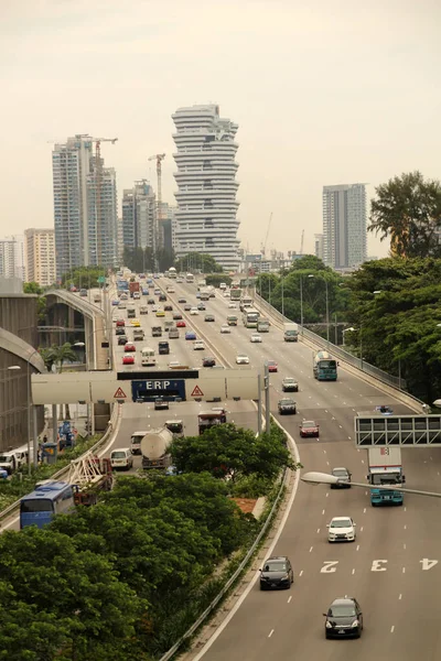 Urbanscape Ciudad Estado Singapur — Foto de Stock