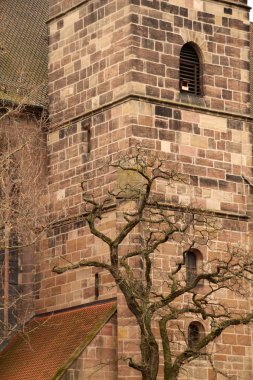 Nuremberg şehir merkezi manzarası