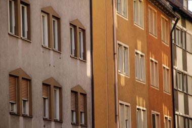 Nuremberg şehir merkezi manzarası
