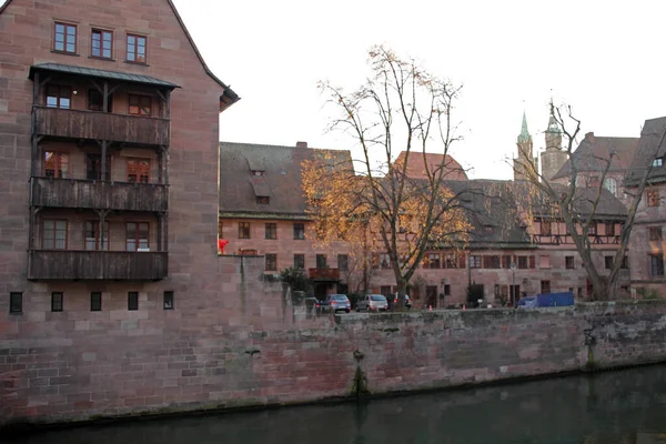 Vista Centro Cidade Nuremberga — Fotografia de Stock