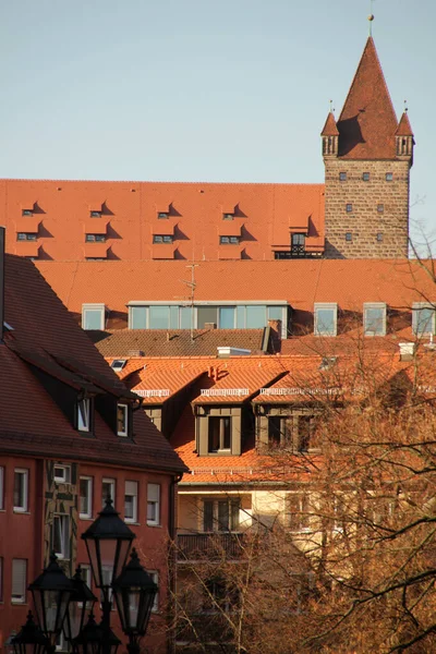 Utsikt Över Nürnbergs Centrum — Stockfoto
