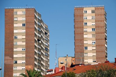 Bilbao şehrindeki şehir manzarası