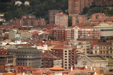 Bilbao şehrindeki şehir manzarası