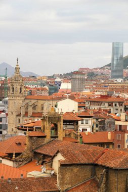 Bilbao şehrindeki şehir manzarası