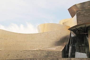 Bilbao şehrindeki şehir manzarası