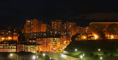 Bilbao şehrindeki şehir manzarası