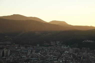 Bilbao şehrindeki şehir manzarası