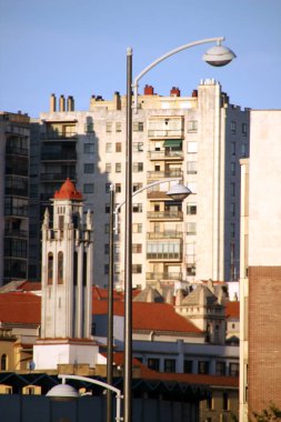 Bilbao şehrindeki şehir manzarası