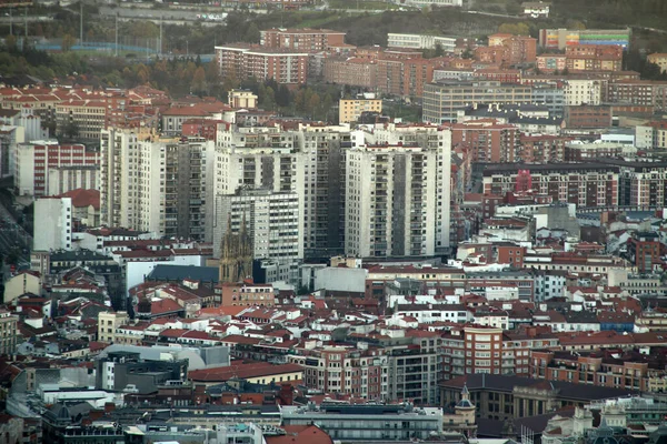 Miejski Krajobraz Mieście Bilbao — Zdjęcie stockowe