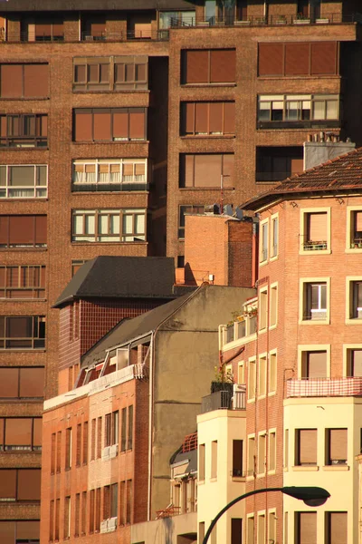 Bilbao Şehrindeki Şehir Manzarası — Stok fotoğraf