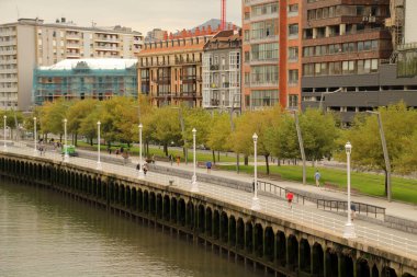 Bilbao şehrindeki şehir manzarası