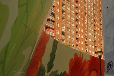 Bilbao şehrindeki şehir manzarası