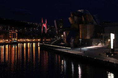 Bilbao şehrindeki şehir manzarası