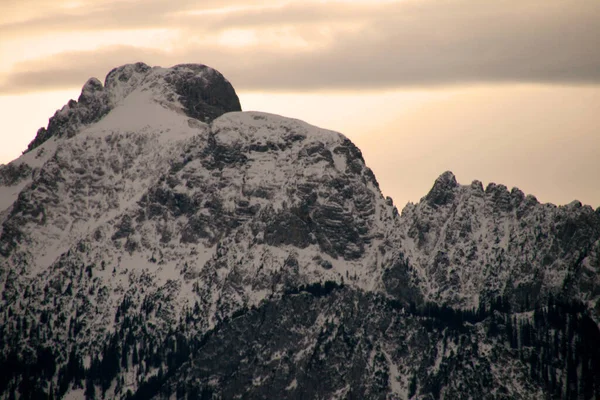 Paysage Hivernal Dans Les Alpes Allemandes — Photo